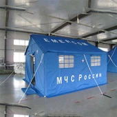 Βαμβακερή Σκηνή Ανακούφισης Έκτακτης Ανάγκης για 8 Άτομα